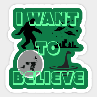 I want to believe Sticker